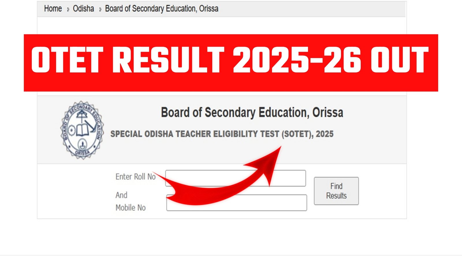 OTET Result 2026