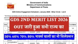 GDS 2nd Merit List 2026