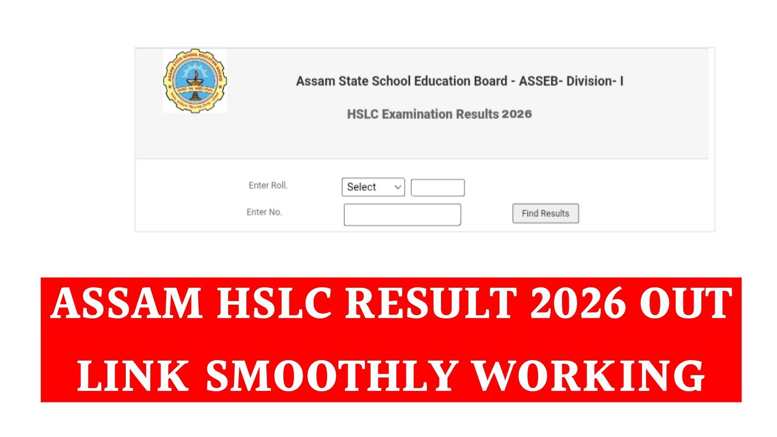 Assam Board HSLC 10th Result 2026