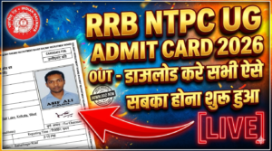 RRB NTPC Admit Card 2026